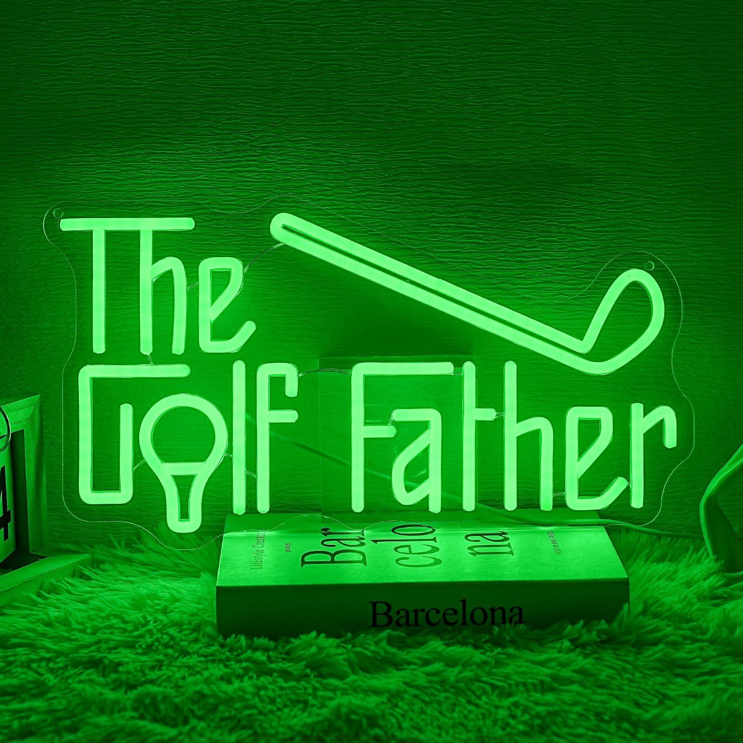 Office Lighting Decor - Letreiro Neon The Golf Father com