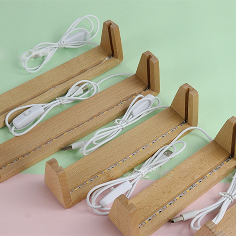 Lighting Decoration Stand - 5/6/7/8/10 Polegada forma base luz led