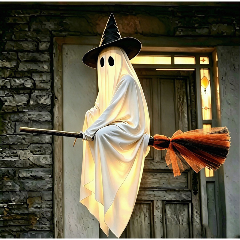 Lighting Decor House - Decoração de Halloween: Vassouras Voadoras e
