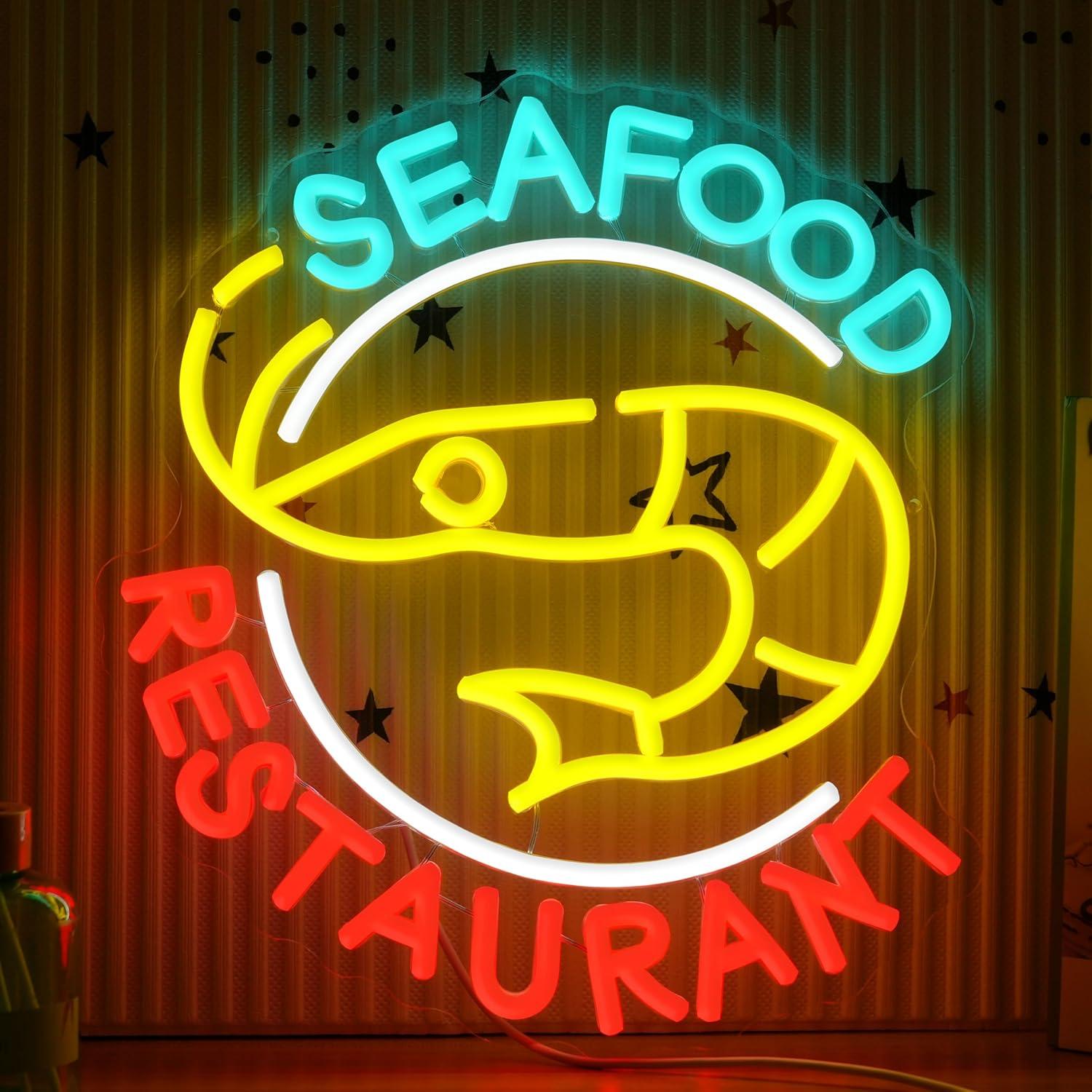 Restaurant Lighting Decoration - Letreiro Neon para Restaurante de Frutos