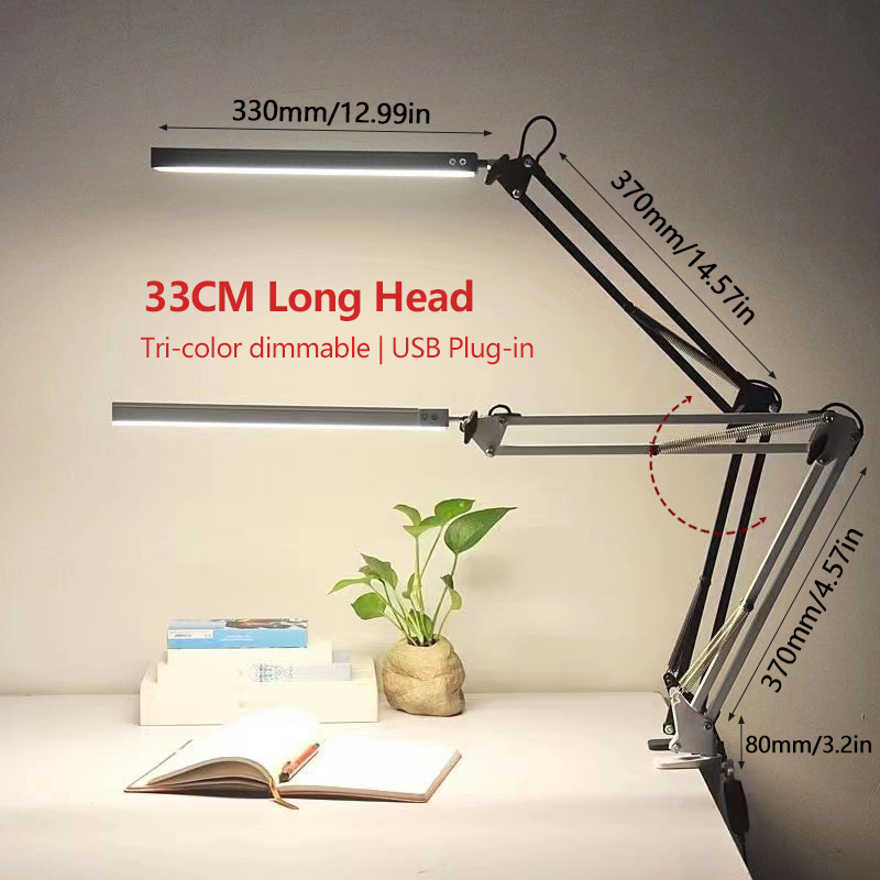 Office Lighting Decor - 33cm conduziu a lâmpada de mesa