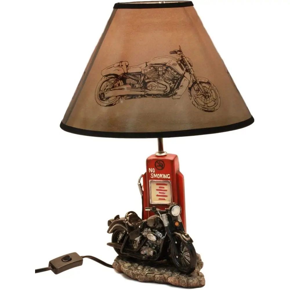 Lighting Decor - Luminária de Mesa Vintage Retrô Preta