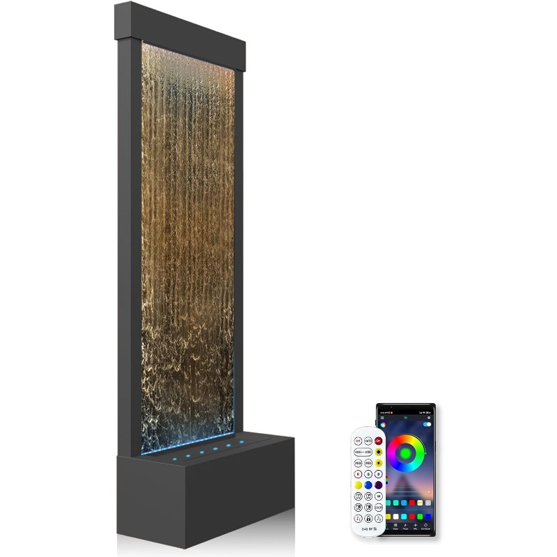 Lighting Decoration Stand - Fonte cascata interna moderna e simples