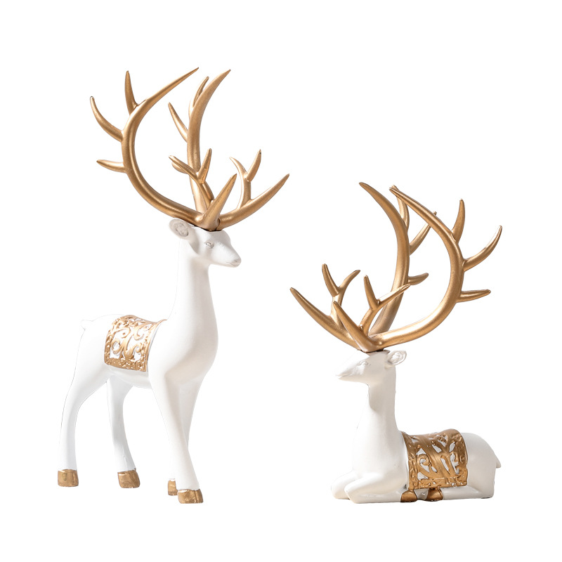 Estatueta de Veado da Sorte Fe - Lighting Decoration Stand avaliação e preço