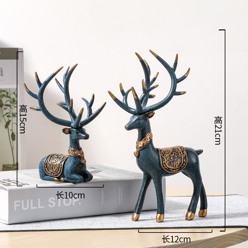 Estatueta de Veado da Sorte Fe - Lighting Decoration Stand avaliação e preço
