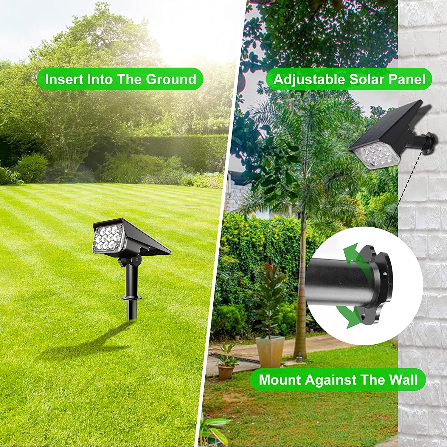 4 pçs holofote solar ao ar liv - Wall Decor Lighting Tree avaliação e preço