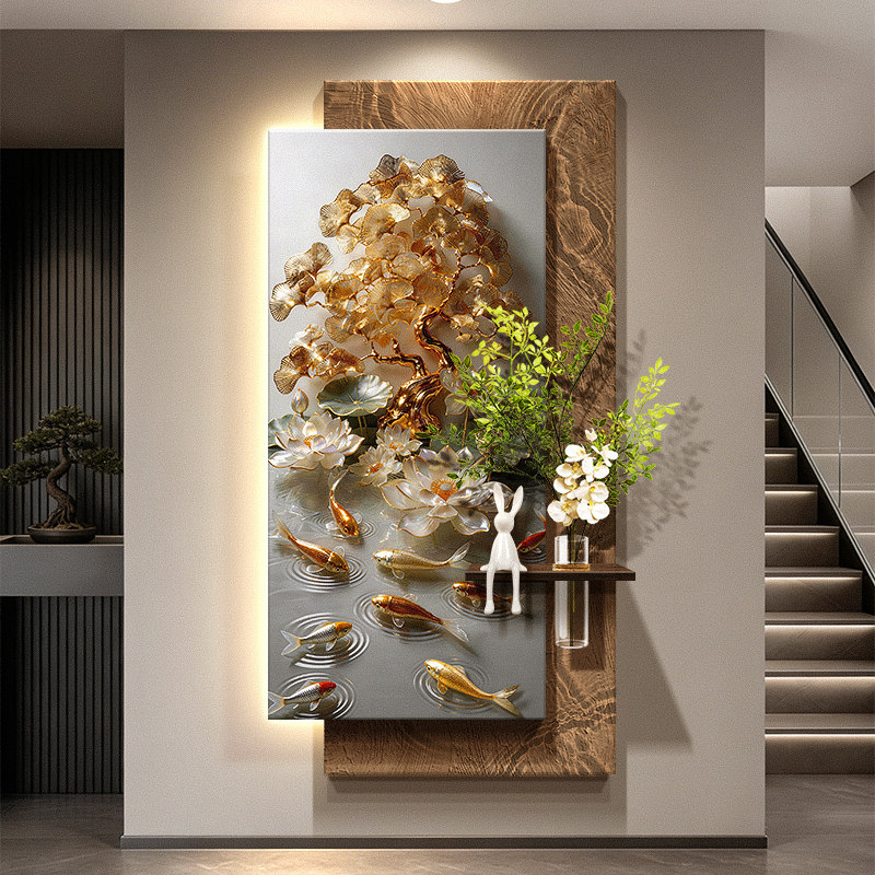 Quadro Decorativo de Entrada c - Wall Decor Lighting Tree avaliação e preço