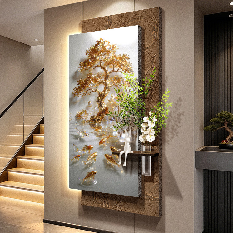Quadro Decorativo de Entrada c - Wall Decor Lighting Tree avaliação e preço