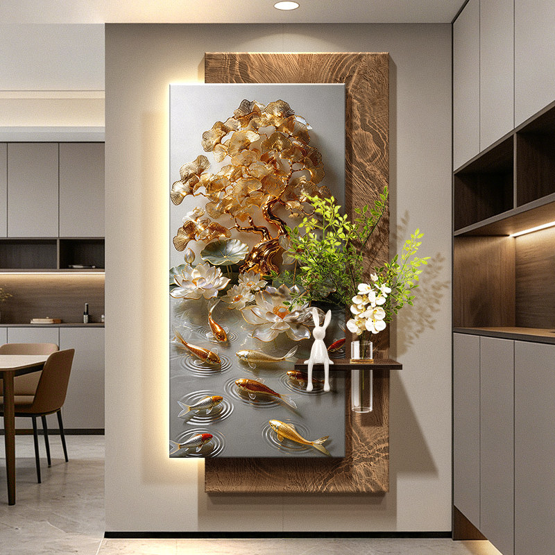 Quadro Decorativo de Entrada c - Wall Decor Lighting Tree avaliação e preço