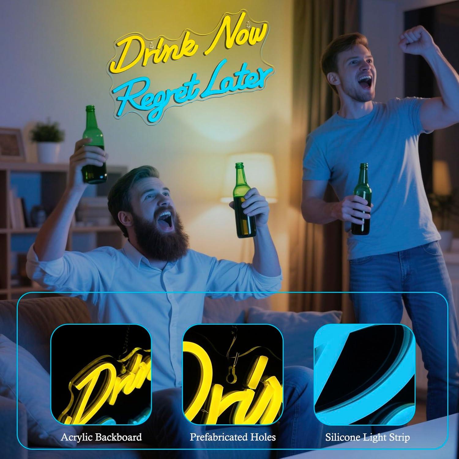 Letreiro Neon de Cerveja 'Drin - Restaurant Lighting Decoration avaliação e preço