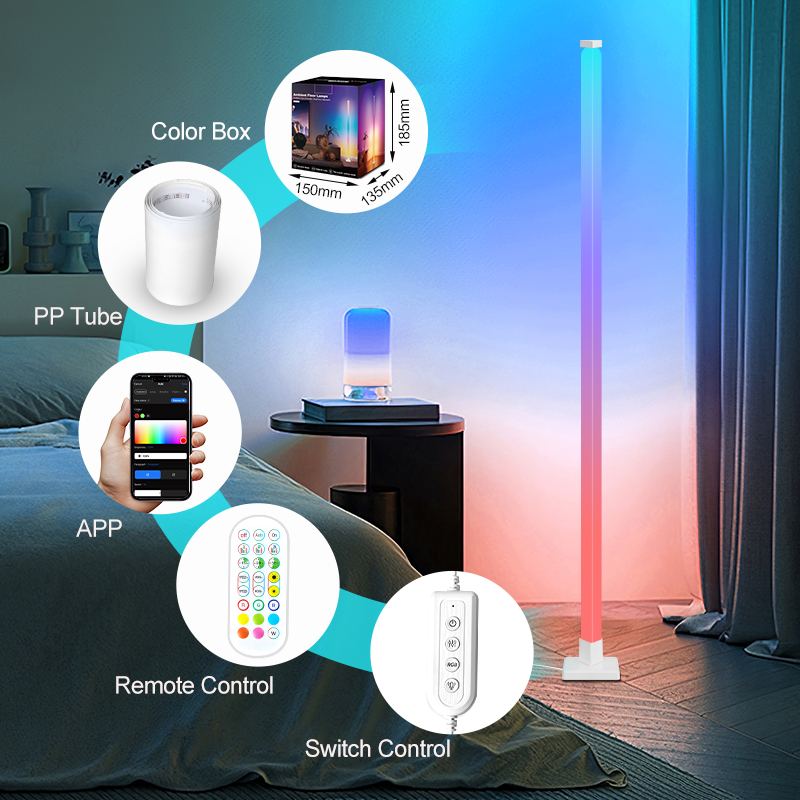 Lâmpadas de chão led inteligen - Lighting Decoration Stand avaliação e preço