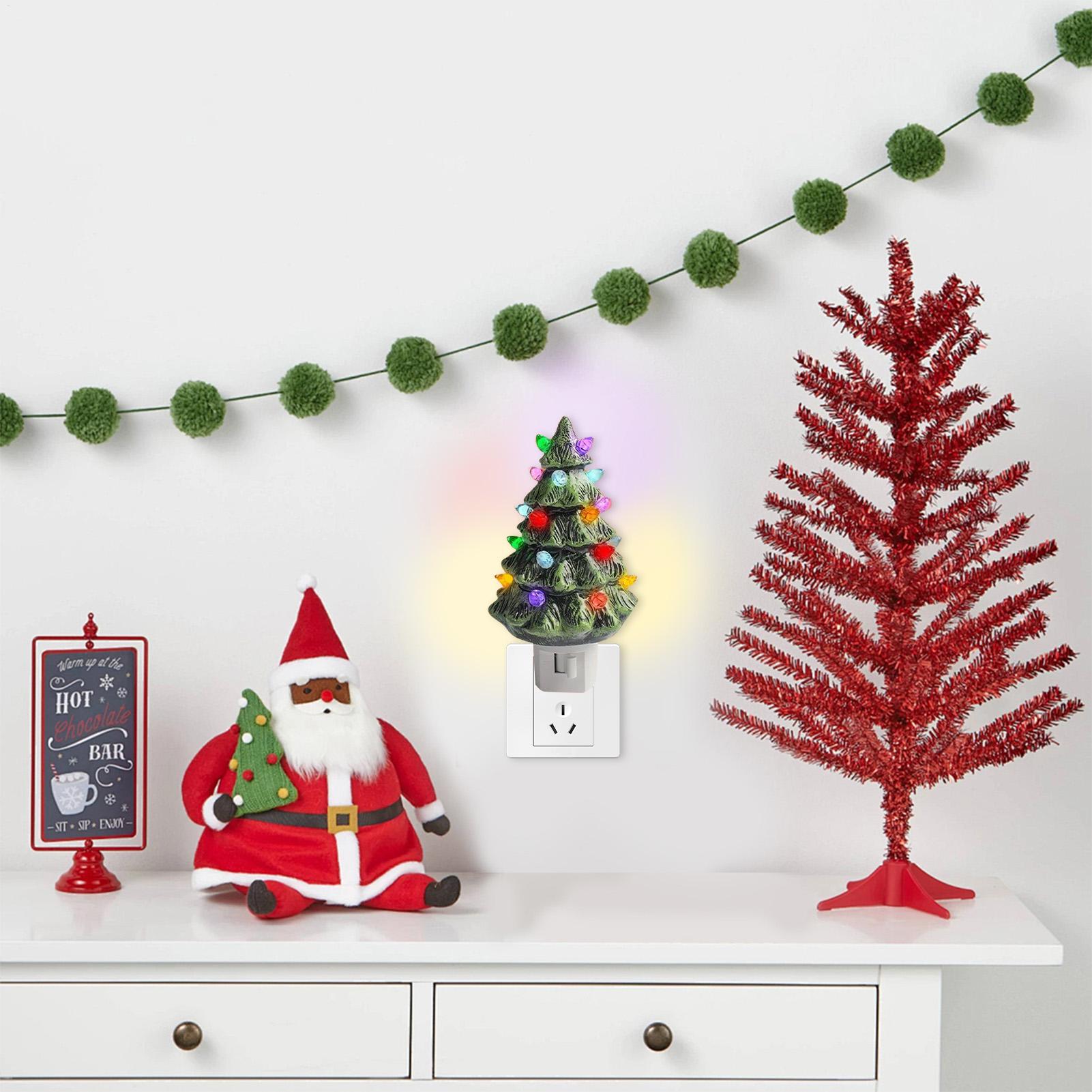 Árvore de natal nightlight ret - Wall Decor Lighting Tree avaliação e preço