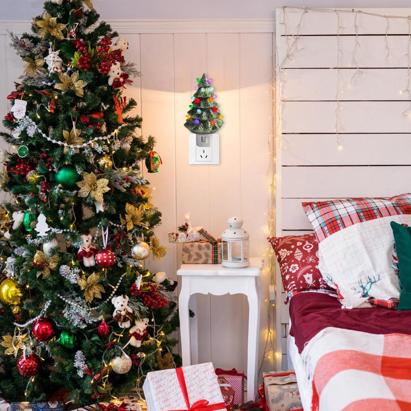 Árvore de natal nightlight ret - Wall Decor Lighting Tree avaliação e preço