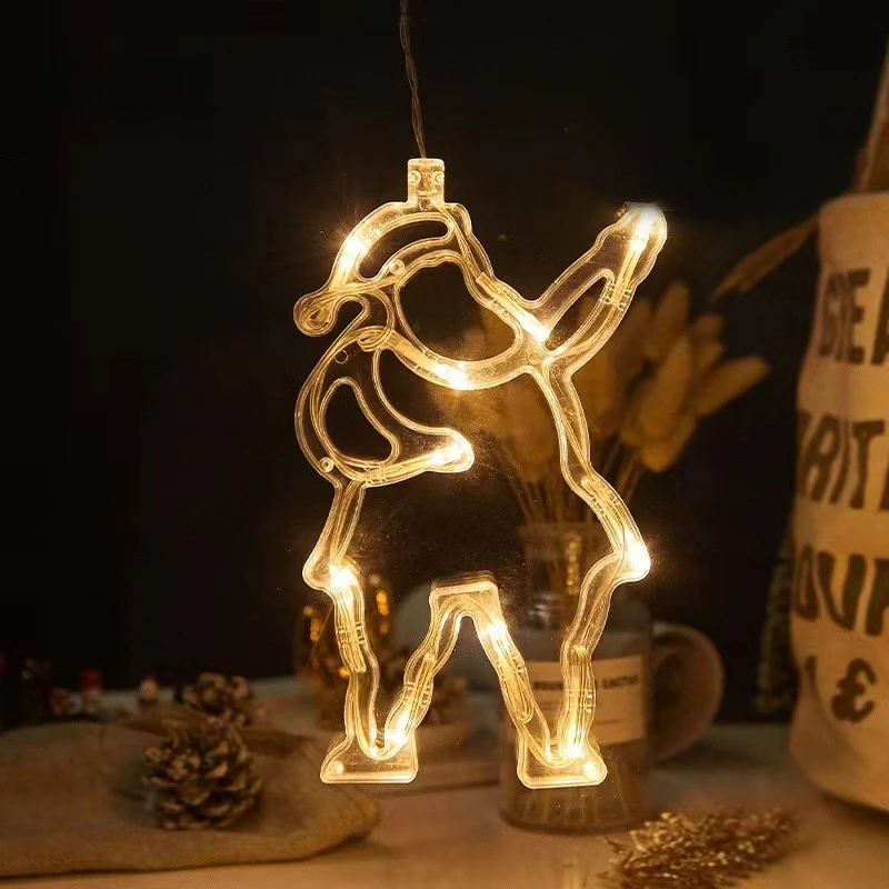 1-20 pçs led ventosa de natal  - Wall Decor Lighting Tree avaliação e preço